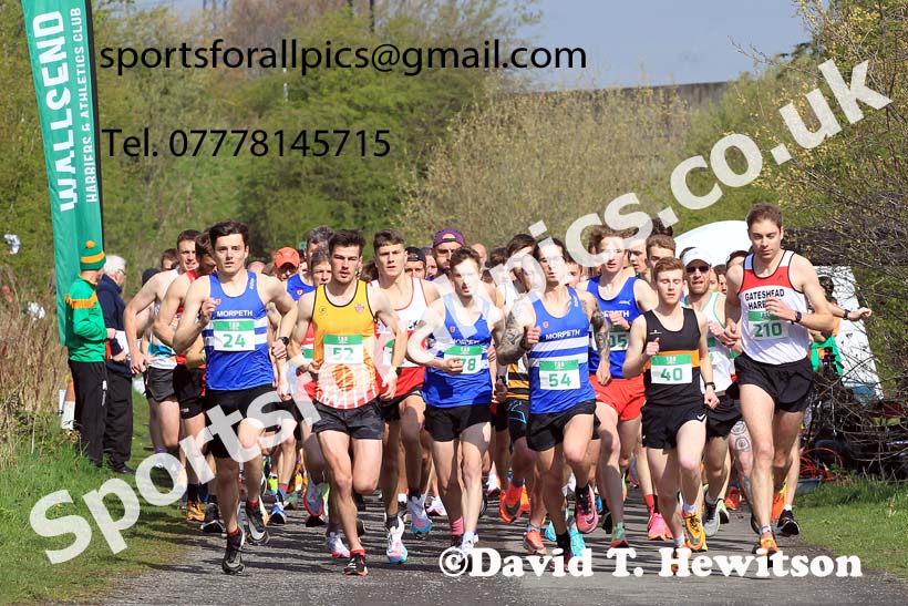The 2023 Terry O'Gara Memorial 5k Road Race organised by Wallsend Harriers. Photo: David T. Hewitson/Sports for All Pics